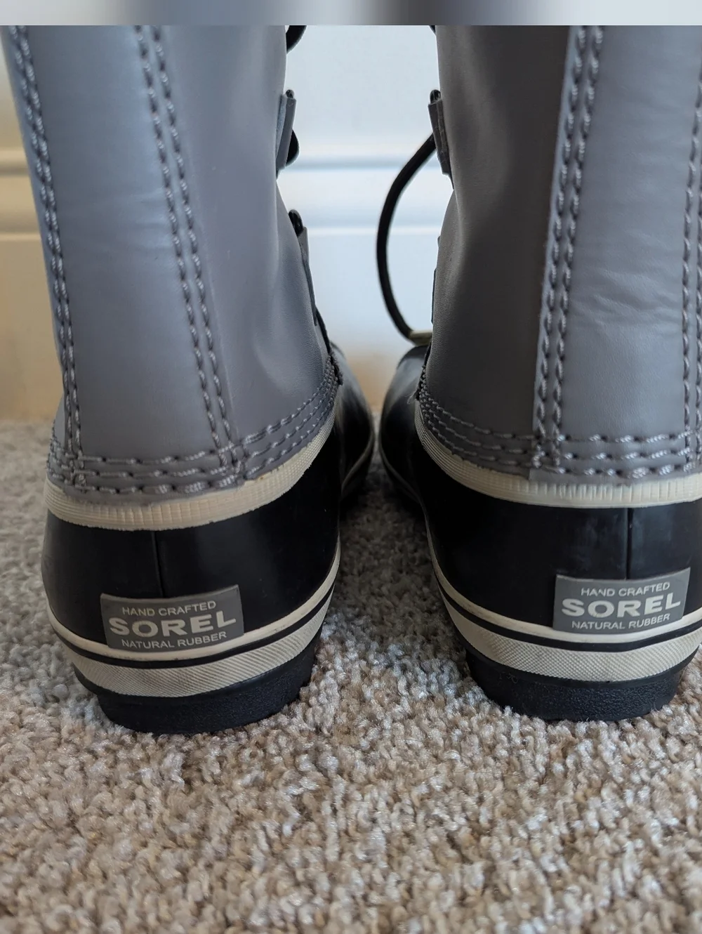Sorel Yoot Pac TP Youth Grey Waterproof Snow Boots sz 2